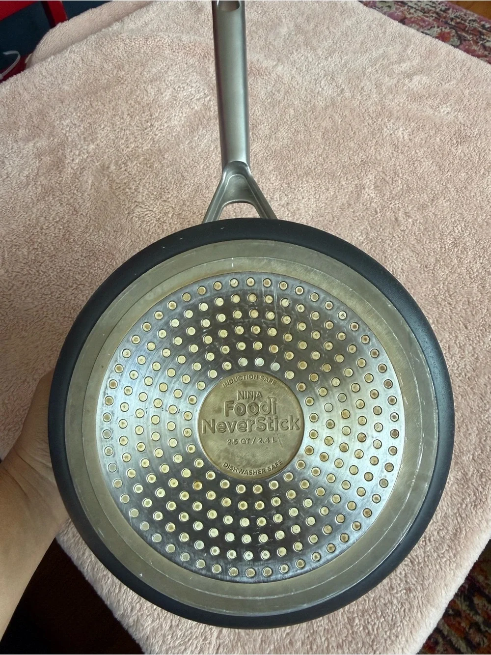 Ninja Foodi NeverStick Premium Hard-Anodized 2.5 Qt & 1.5 Qt Set of 2 sauce pans
